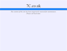 Tablet Screenshot of 7c.co.uk